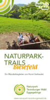 Titelbild Broschüre Naturparktrails Bielefeld