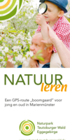 Titelbild Flyer Natur erfahren/GPS-Pfad Marienmünster, niederländisch