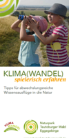 Titelbild Spieleflyer KlimaWandel spielerisch erfahren
