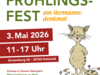 Plakat Einladung zum Frühlingsfest am 3. Mai 2026 am Hermannsdenkmal