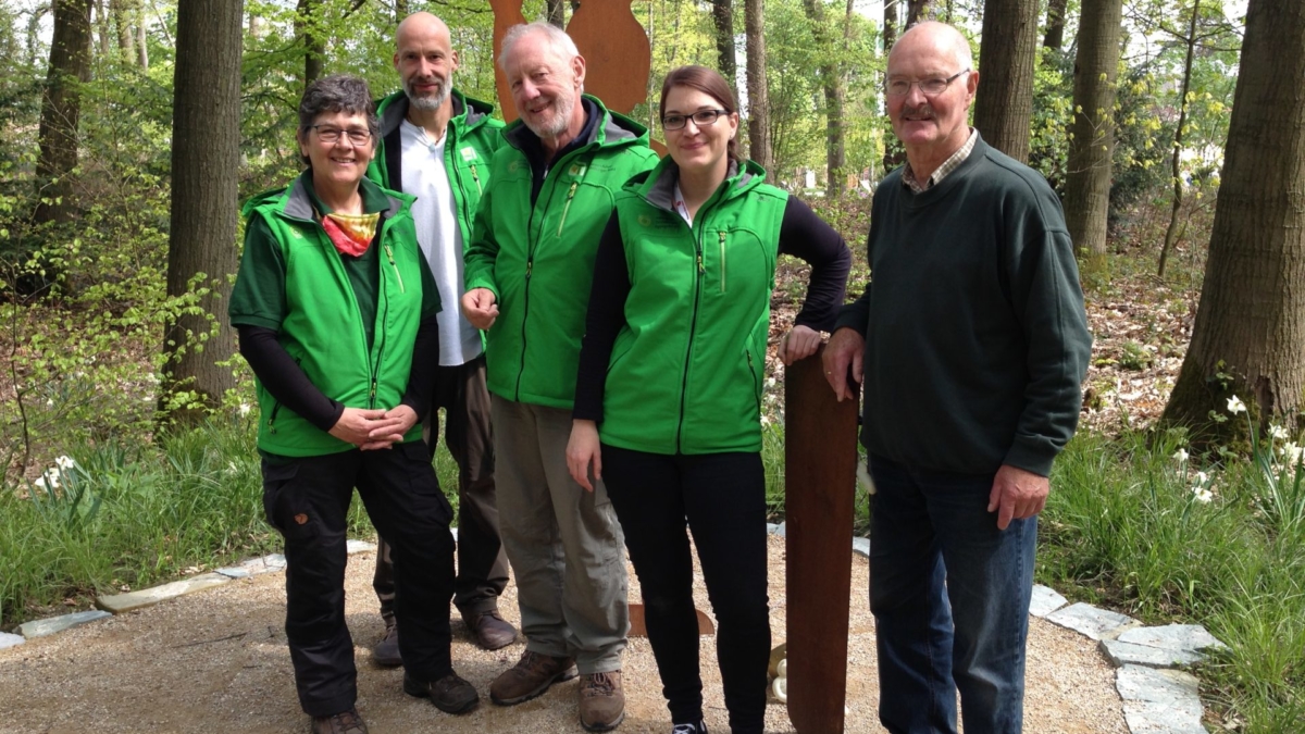 Das Team auf der Landesgartenschau