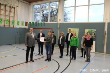 Zertifizierung Naturparkschule in Hörste