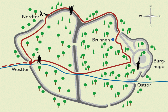 Detailkarte der Stadtwüstung Blankenrode
